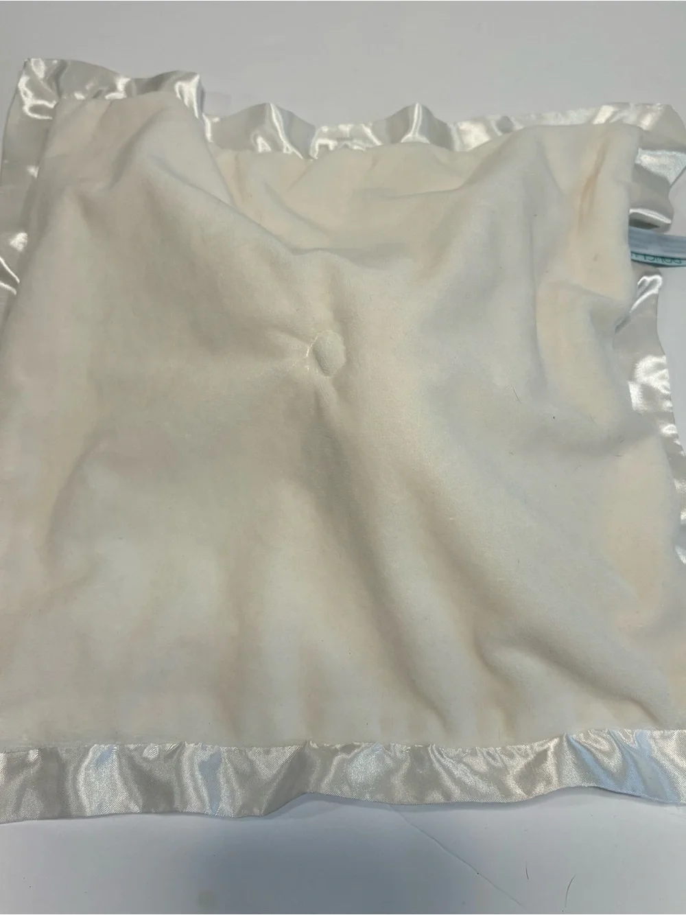 Douglas Baby Lovey Lamb Cream Security Blanket Sheep‎ Satin Trim Moon Stars 14”